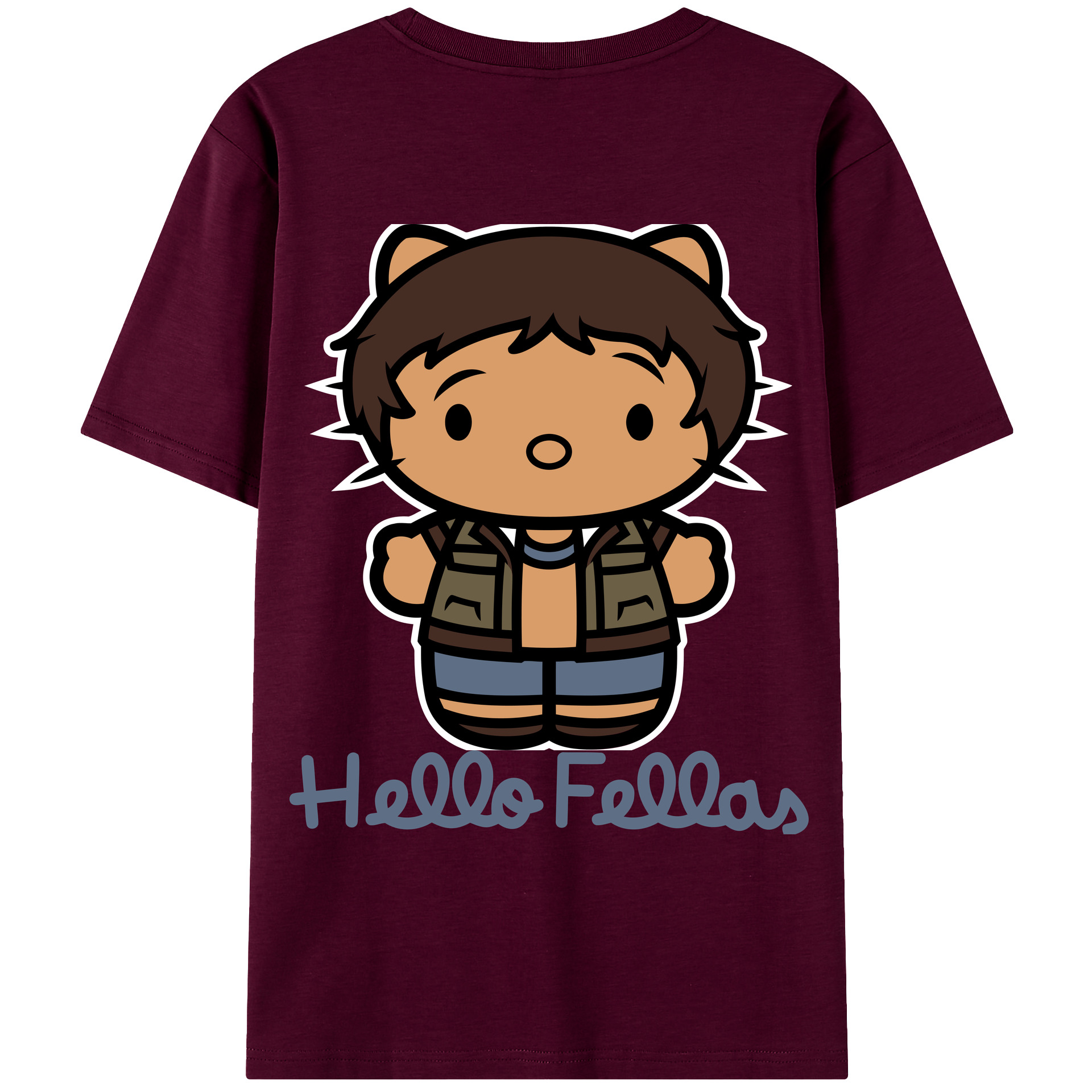 （画像用） Hello Kitty ハローキティ レディース半袖Tシャツ(バックプリント)